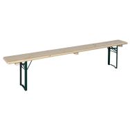 Lot de 2 bancs pliants Festival 6-8 personnes