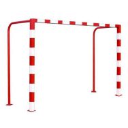Lot de 2 buts de Hand de rue - platines - blanc 9010
