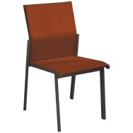 Lot 2 chaises DELIA TPEP/alu - Proloisirs