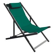 Lot de 2 chiliennes LENA TPEP Padded/alu - vert/graphite