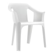 Lot de 2 fauteuils COOL polypropylène - blanc