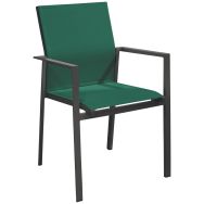 Lot 2 fauteuils DELIA TPEP/alu - Proloisirs