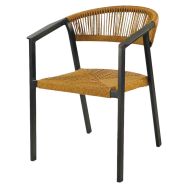 Lot 2 fauteuils GABRIEL rope/alu - Proloisirs