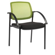 2 fauteuils visiteurs Ritz dossier résille couleur - Manutan Expert