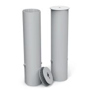Lot de 2 fourreaux ovoïde 120x100 mm – tennis et volley