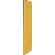 Lot de 2 joues bois pour rayonnage Ellipse Enfant simple face 1,50m jaune