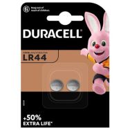 Lot de 2 piles bouton alcaline Duracell spécialeR44 1,5 V