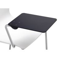 Lot de 2 tablettes HPL pour chaises Alice - noir