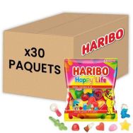 Lot de 30 Bonbons assortiment Happy Life - Haribo