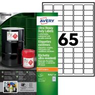 Lot de 3250 Etiquettesextrem polyéthylène Laser JE Cop 38 x 21mm