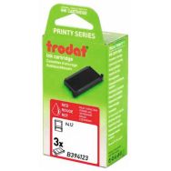 Lot de 3 recharges pour tampon de poche - Rouge - Modèle 9412