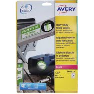 Lot de 480 Etiquettes ultra-résist polyester Laser Blanc 635 x339mm