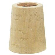 Lot de 48 Bouchon percé en liège pour doseur en verre 27x23x19mm