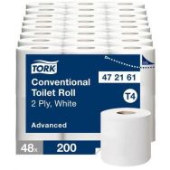 Lot de 48 Papier toilette 2 plis T4 Advanced - Tork