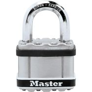 Lot de 4 Cadenas à clé en acier laminé M5EURD