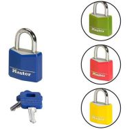 Lot de 4 Cadenas à clé en aluminium massis