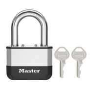 Lot de 4 Cadenas en acier laminé avec clés - Elite - Master Lock