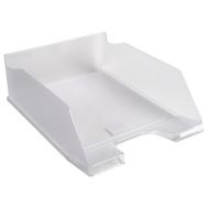 Lot de 4 Corbeille à courrier MAXI-COMBO2 cristal