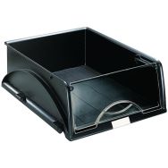 Lot de 4 Corbeilles courrier SORTY volet Ht 11 cm Noir