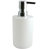 Lot de 4 Distributeur de savon Inagua blanc polyrésine