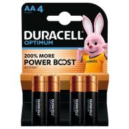 Lot de 4 Duracell Optimum AA x4