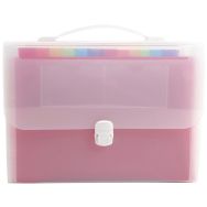 Lot de 4 Trieur valisette avec poignée 24 compartiments Crystal - A4