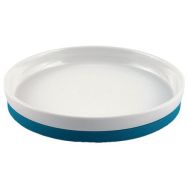Lot 4 assiettes plates antidérapantes porcelaine - Plastorex
