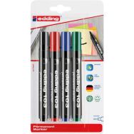 Lot de 4 marqueur permanent e-103 assortis - Edding