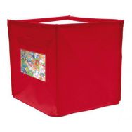 Lot de 4 paniers carrés en tissu