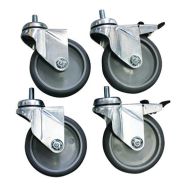 Lot de 4 roues pour table de pliage à hauteur variable -Sclessin Fonction Linge