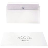 Lot de 500 Enveloppes 110x220 80g auto adhésive