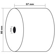 Lot de 50 Bobines pour caisse et balance 57x80 1 pli thermique 55g/m2