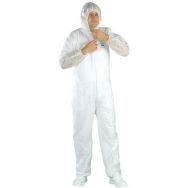Lot de 50 Combinaison SPP cagoule et glissière - Blanc - 5