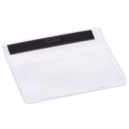 Lot de 50 Pochette porte documents transparente A7 magnétique