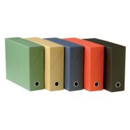 Lot de 5 Boîtes de classement - Dos larg 9 cm - Assorti