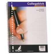 Lot de 5 Cahier Fastprint - Lignes - 80 pages - Spirale coté long