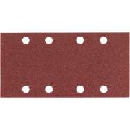Lot de 5 Feuille abrasive C430, dimensions 93 186 mm, 180 grain