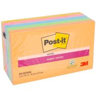 Lot de 5 Post-it super sticky - Boost 76x127mm