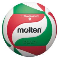 Lot de 5 ballons de volley Molten V5M4000 + sac de rangement