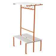 Lot 5 bancs vestiaire lattes PVC 1 ou 2 m double face
