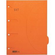 Lot de 6 Chemise perforée Smartfolder - SVT - A4