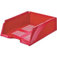 Lot de 6 Corbeille à courrier maxi format - Jumbo - rouge - Esselte