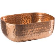 Lot de 6 Corbeille martelée en aluminium - Cuivre