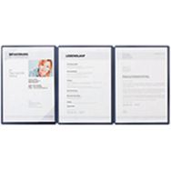 Lot de 6 Dossier de présentation / candidature "Straight"