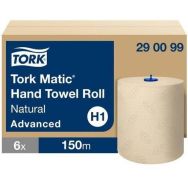Lot de 6 Essuie-Mains Rouleau Doux Naturel - Tork
