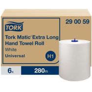Lot de 6 Essuie-mains rouleau - Extra long - H1 Universal