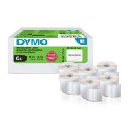 Lot de 6 Étiquette polyvalente 54 x 70 mm pour LabelWriter - Dymo
