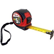 Lot de 6 Mesures quintuple mètre Pro - Rouge - Blister