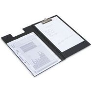 Lot de 6 Pochette porte-bloc, A4, plastifié, PVC grainé