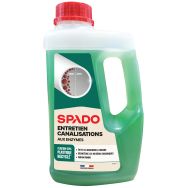 Lot de 6 Spado entretien canalisations biologique 1L